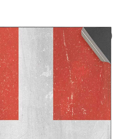 Denmark Flag Distressed Xbox Series X Console Skin